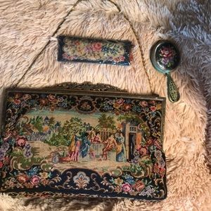Vintage handmade French bag